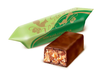 Конфета Грильяжная, мягкий грильяж