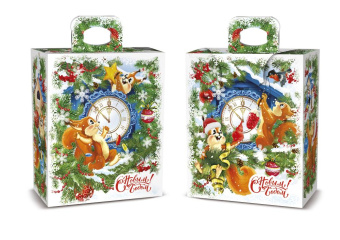 Новогодний подарок сладкий Белки и Стрелки 700г